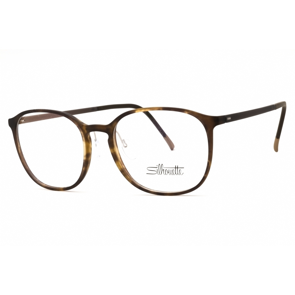 NWT Silhouette SPX Illusion Fullrim 2935/75 Havana Black Round 51mm Eyeglasses